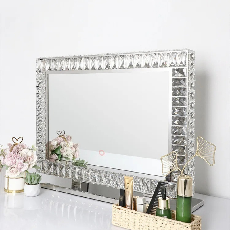 Luxury Skincare Products - Crystal makeup household lamp vanity mirror