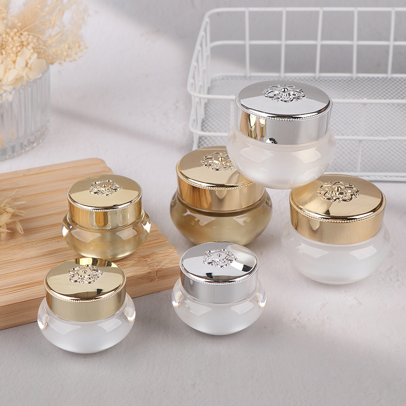 Acrylic Empty Travel Cream Jar - Luxury Skincare Cream 리뷰 및 가격