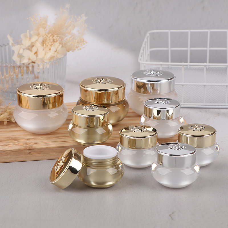 Acrylic Empty Travel Cream Jar - Luxury Skincare Cream 리뷰 및 가격