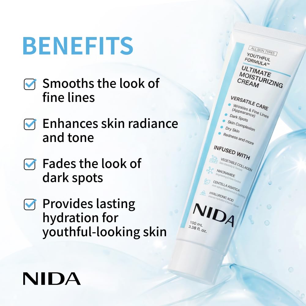 NIDA Moisturizing Cream+Sunscr - Luxury Skincare Products 리뷰 및 가격