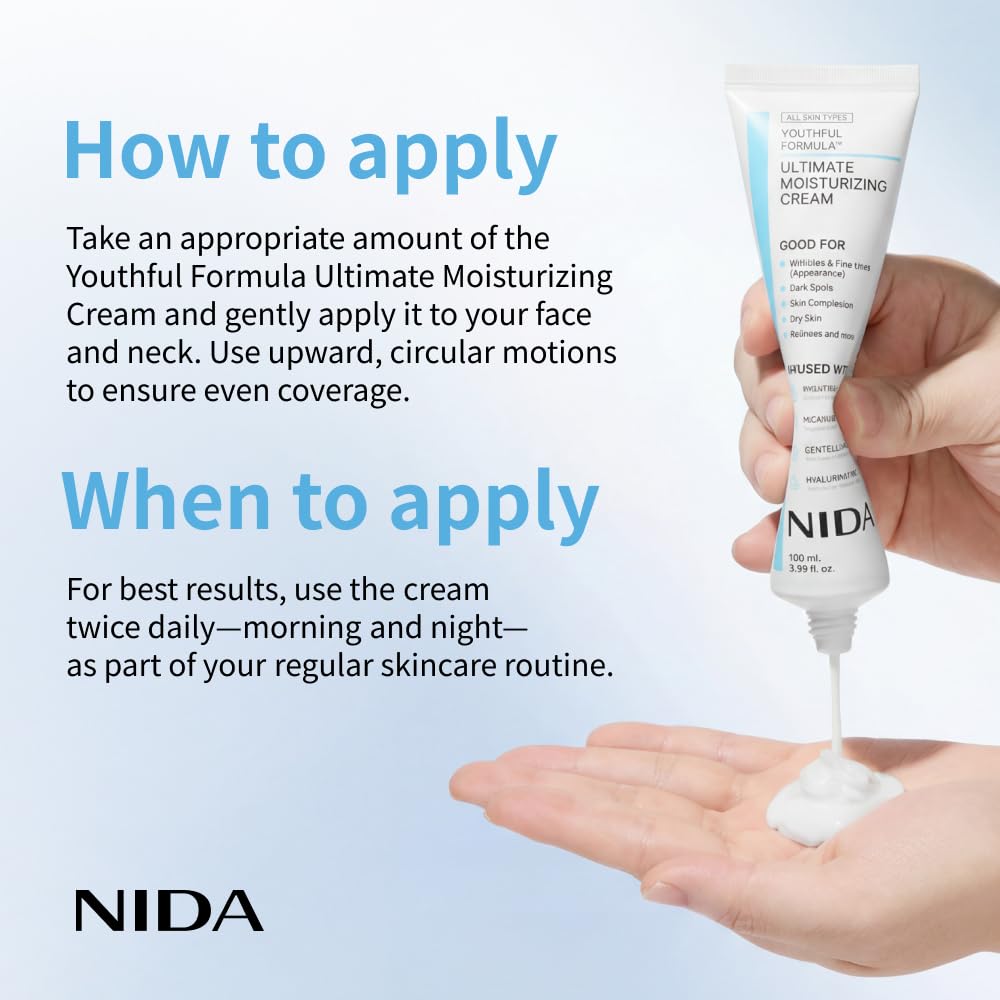 NIDA Moisturizing Cream+Sunscr - Luxury Skincare Products 리뷰 및 가격
